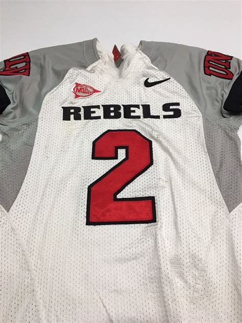 Game Worn Used Nike UNLV Runnin’ Rebels Football Jersey Size M #2 ...