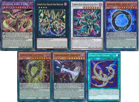 Yugioh Supreme King Pendulum 2023 Deck Z-ARC Chronograph Sorcerer 55 ...