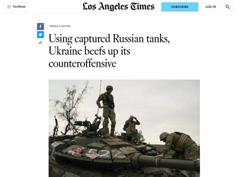 Neocon Think Tank: Ukraine, using captured Russian tanks, firms up its ...