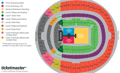 Taylor Swift Wembley Stadium seating map: best seats and capacity for London Eras tour