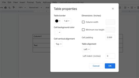 How to Make a Table in Google Docs