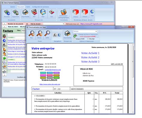 > Logiciel Devis Facture Express – avis, prix et démo