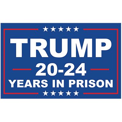 Trump 20-24 Prison T-shirt Heat Transfers | T-shirt Transfers | Iron-on Transfers