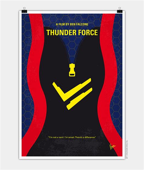 No1284 My Thunder Force minimal movie poster | CHUNGKONG