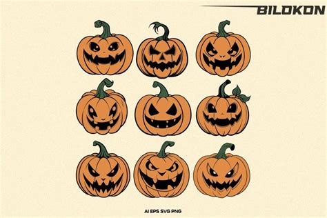 Funny Halloween Pumpkin SVG, Halloween Pumpkin Design