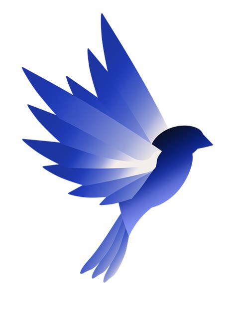 Download Logo, Bird, Blue. Royalty-Free Stock Illustration Image - Pixabay