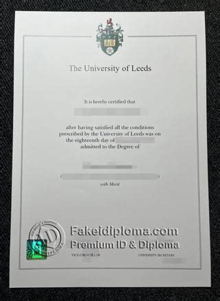 The University of Leeds degree