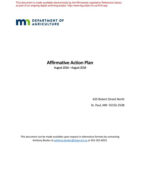 Affirmative Action Plan - 17+ Examples, How to Create, PDF, Word