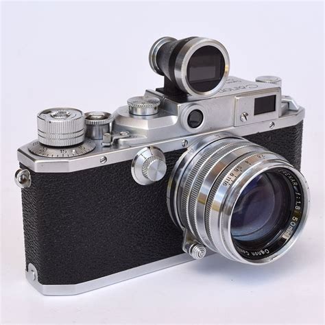 CANON IID-1 rangefinder camera with 50 mm f 1 : 1.8 lens period 1952 ...