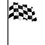 Yellow racing flag | Free SVG