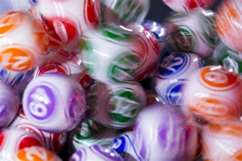 Colourful lottery balls in a machine — Stock Photo © Belish #154797192