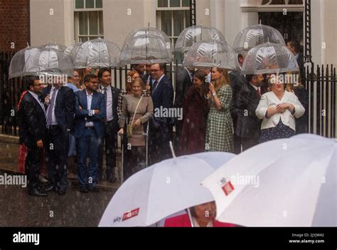 Therese Coffey, Health Secretary, with Conservative supporters in ...