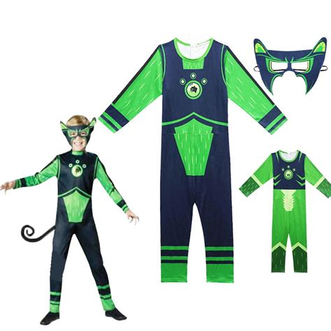 Wild Kratts Costume Creature Power Suit Kids Halloween Fancy Dress Wild Kratts cosplay costumes ...