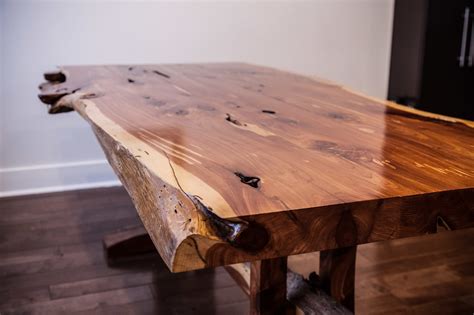Cedar Slab Table — Vale Lorin Bruck Design