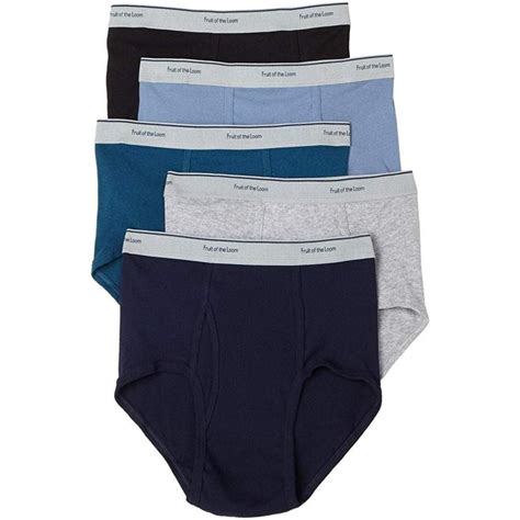 Fruit Of The Loom Men'S Underwear - Fruit of the Loom Men's Big Stripe Solid Briefs (Pack of ...