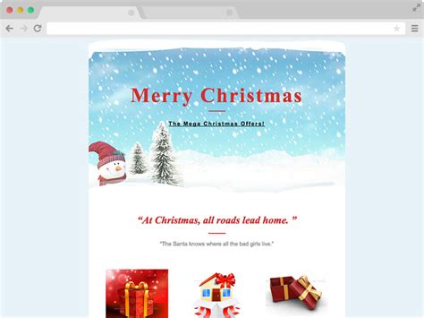 Christmas Email - A Responsive Christmas Email Template