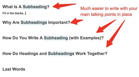 Subheadings Are Your Content's Unsung Hero