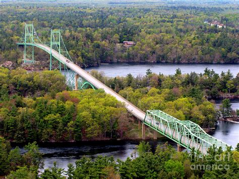 Thousand Islands International Bridge Photograph by Olivier Le Queinec - Fine Art America