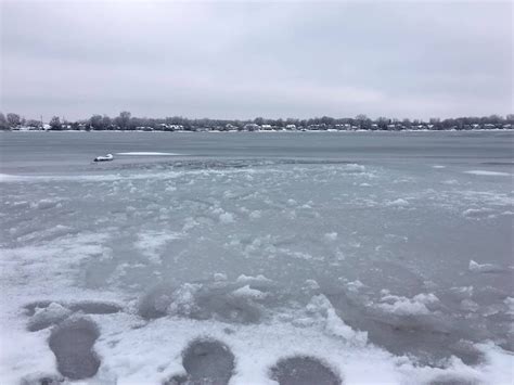 West Michigan fishermen walk on thin ice to catch a few from inland ...