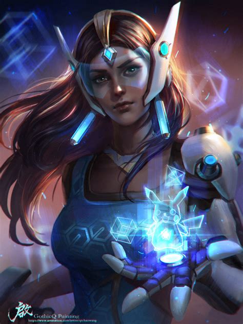 ArtStation - OVERWATCH SYMMETRA AND POKEMON GO