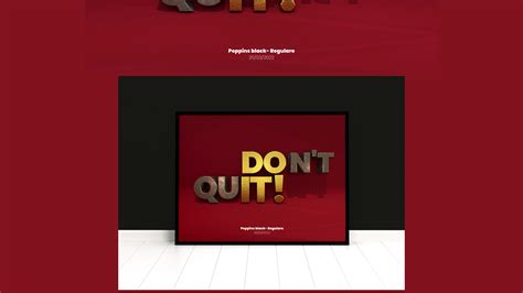 3D Typography poster on Behance