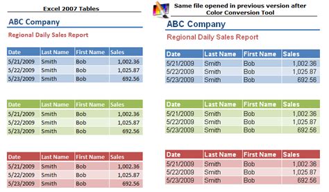 Excel's Color Palette Compatibility Solution