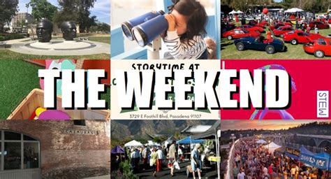 Here’s What’s On in Pasadena on Sunday! – Pasadena Weekendr