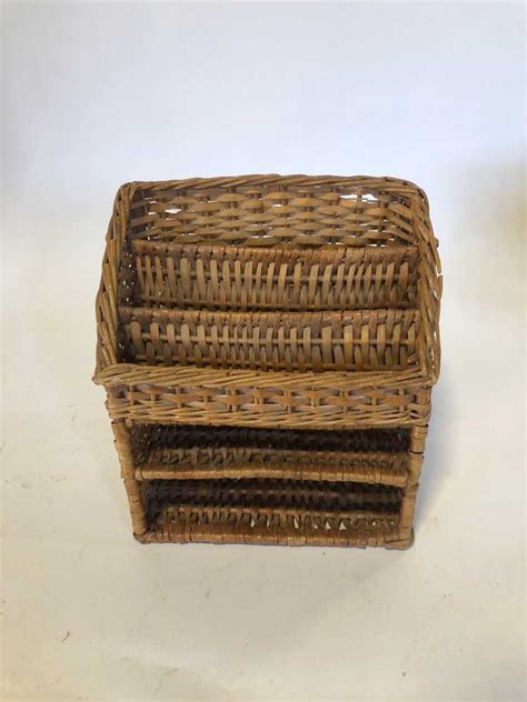 Wicker Desk Organizer