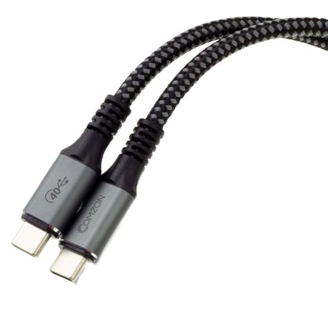 40Gbps 100-watt USB4 Cable, 8K/4K, USB-C, 3ft - Comzon®