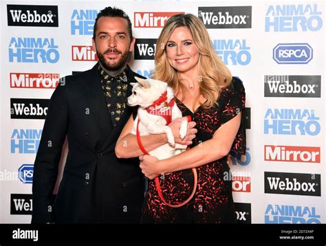 Pip Tomson and Pete Wicks attending the Animal Hero Awards held at the Grosvenor House Hotel ...