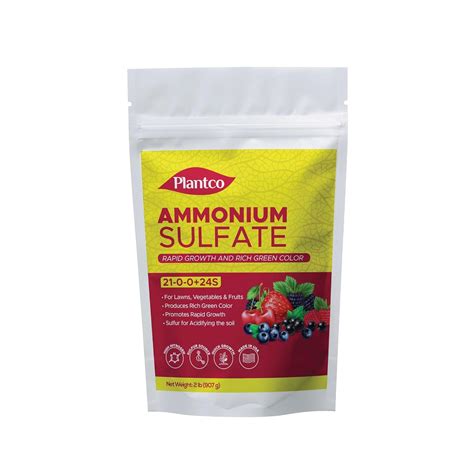 Amazon.com : Ammonium Sulfate 21-0-0 Fertilizer from Plantco with 21% ...