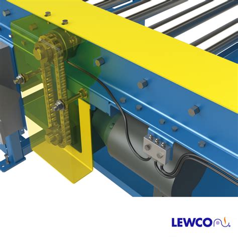 CDLR25 – CHAIN DRIVEN ROLLER CONVEYOR, 2.5″ DIA. x 11 GA. - Lewco Conveyors