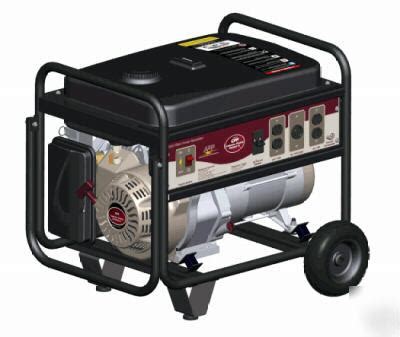 6000 watt 4 cycle generator portable gas free shipping