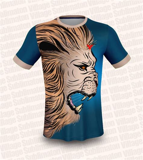 Hey Check this ! Blue Angry Lion Sports Jersey Design (Rs.150.00) https://buyjerseydesign.com ...