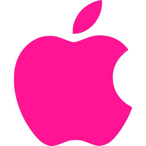 Deep pink apple icon - Free deep pink site logo icons