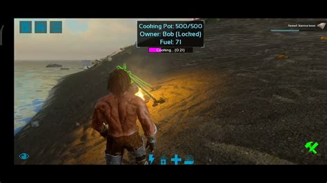 ark survival evolved mobile making medical brew - YouTube