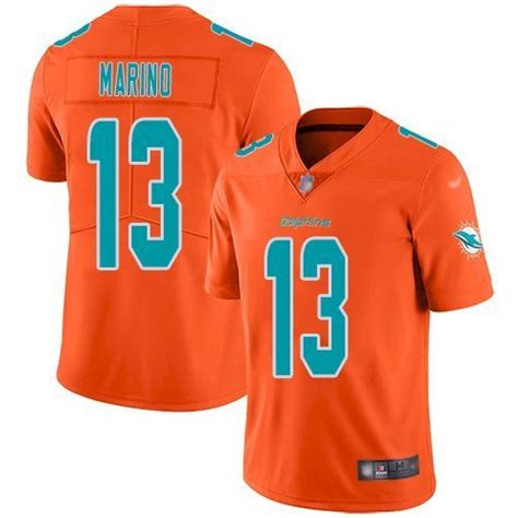 Dolphins Dan Marino Inverted Orange Jersey – US Sports Nation