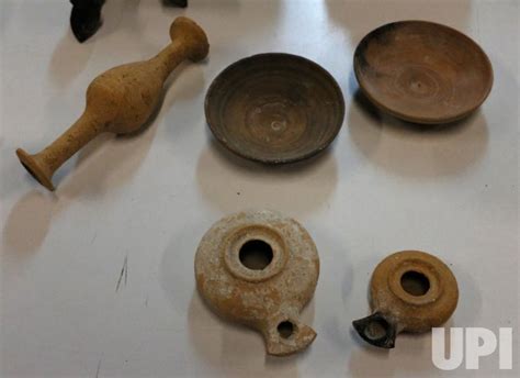 Photo: Artifacts from the First Century are displayed in Israel ...