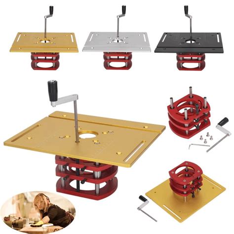 Router Lift Manual Lifting Router Lift System Kit Router Anodized Table ...