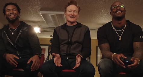 Conan O'Brien pairs Carolina, Denver players in 'Clueless Gamer' skit ...