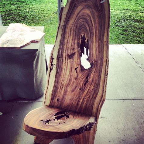 #handmade chair made from #wood harvested in Miami | Diy chair, Chair, Wood