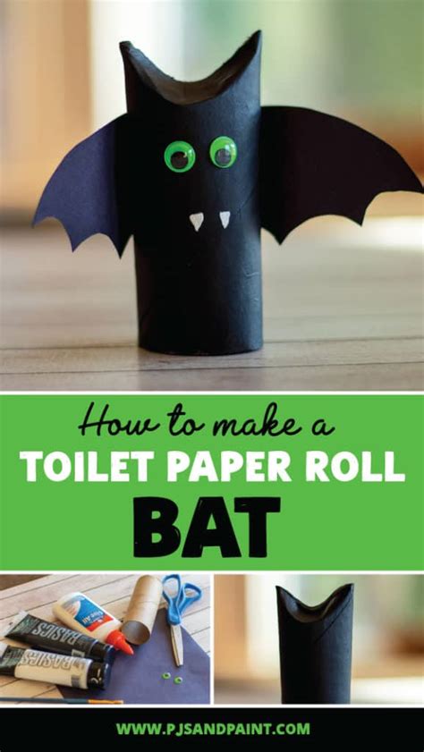 Halloween Toilet Paper Roll Bat Craft | Fun Crafts for Kids