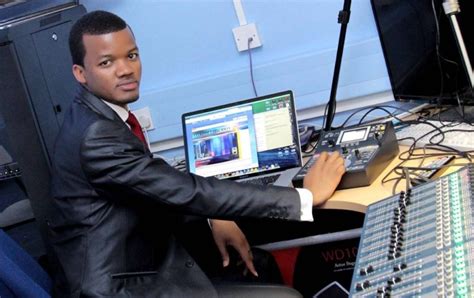 First student on broadcasting degree course puts learning into practice