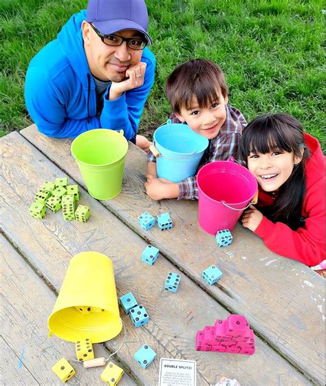 DIY Tenzi Outdoor Yard Dice Game Tutorial - Hello Creative Family