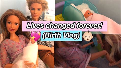 Pregnant Barbie gives birth to her baby! Labour and Delivery vlog ...