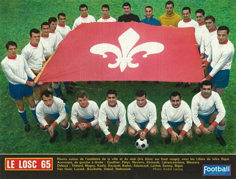 Lille OSC of France team group in 1965. | France team, Lille osc, Lille