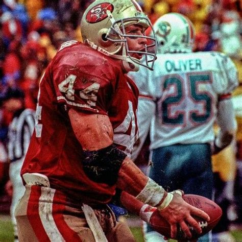 Tom Rathman #44, my favorite Niner ever~tn. | 49ers football, Nfl football 49ers, Nfl football art