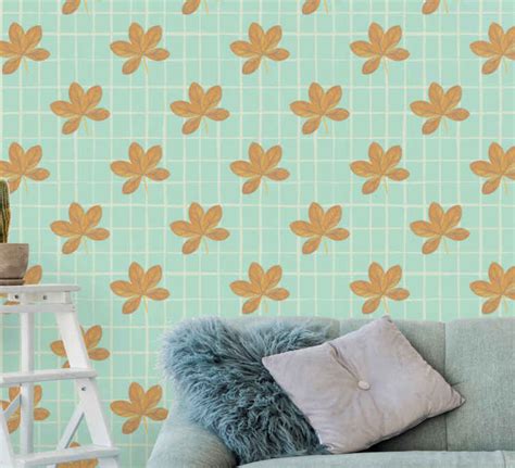 Floral Grid Pattern flower wallpaper