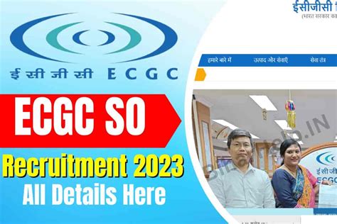 ECGC SO Recruitment 2023 Notification For 17 Posts, Apply Online