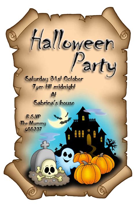 Free Halloween Invitation Cliparts, Download Free Halloween Invitation Cliparts png images, Free ...